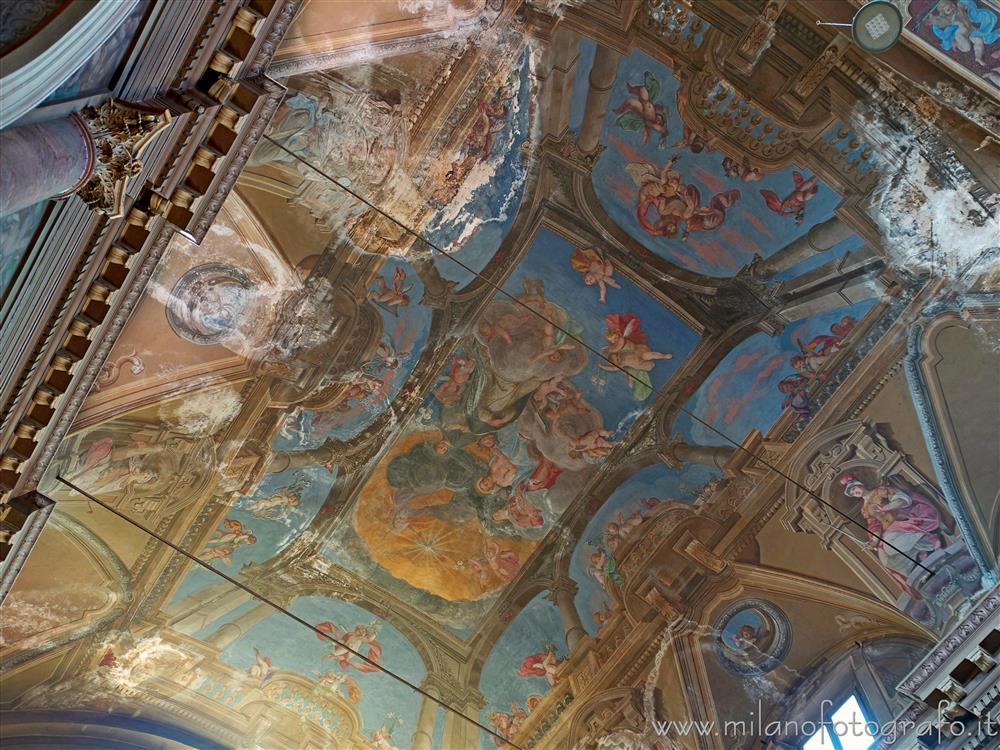 Novara (Italy) - Ceiling of the Church of San Pietro al Rosario